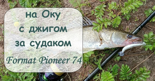 Рыбалка на приманки Pionner в размере 74 мм